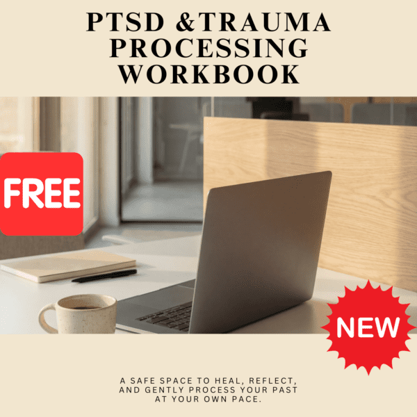 PTSD & Trauma Processing Self-Healing Digital Workbook (Instant Download)