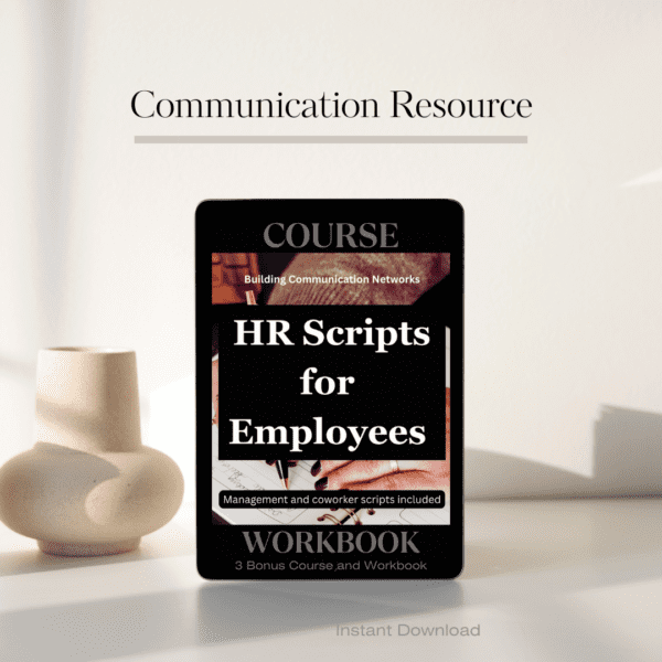 HR Scripts for Employees Digital Course Workbook (Instant Download)