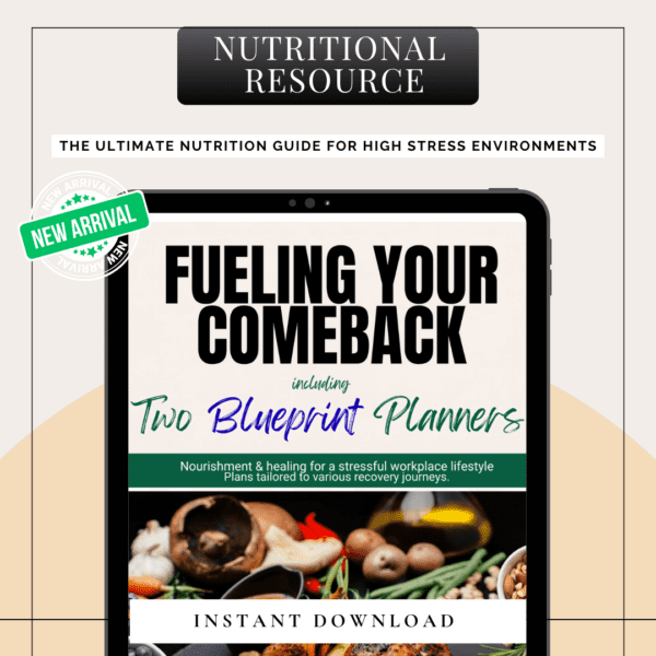 Fueling Your Comeback Course Workbook, Planner and Journal